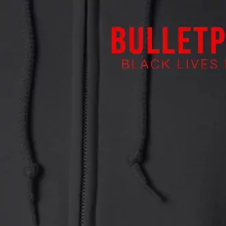 Bulletproof Black Lives Matter Logo Full Zip Hoodie