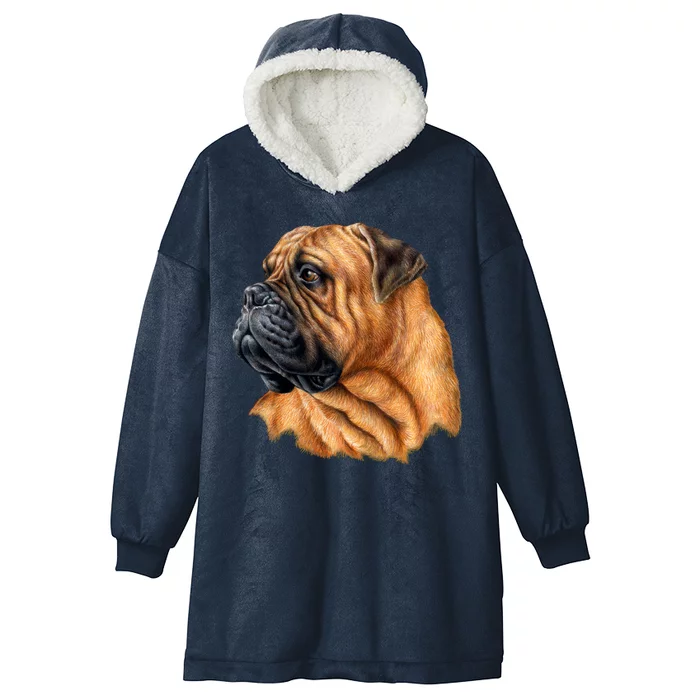 Bullmastiff Canine Dog Hooded Wearable Blanket