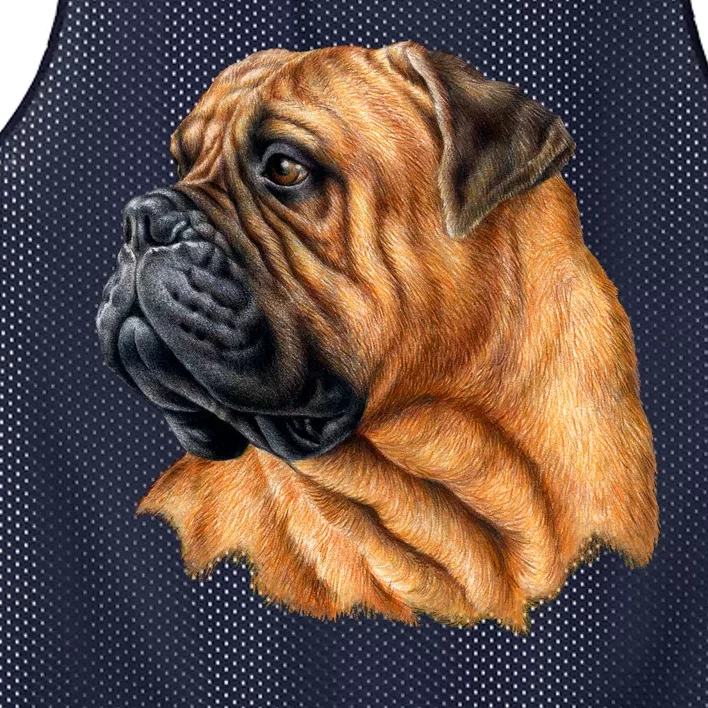 Bullmastiff Canine Dog Mesh Reversible Basketball Jersey Tank