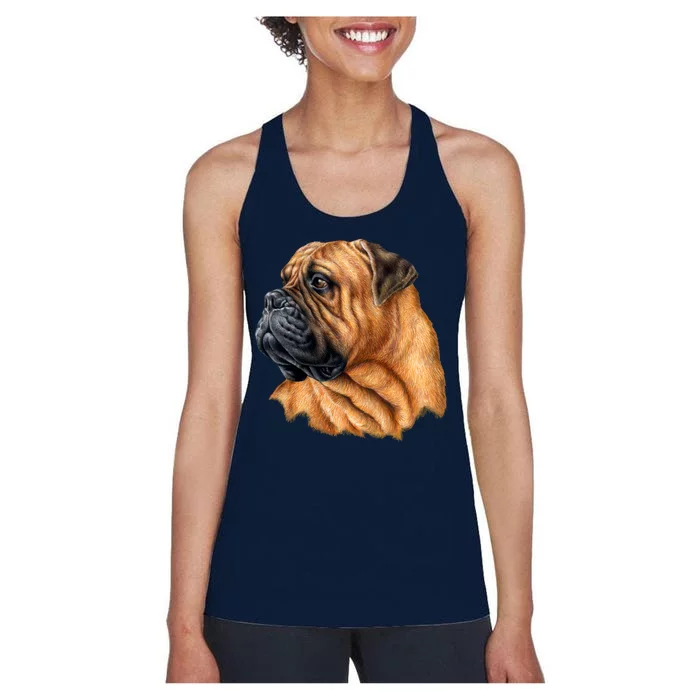 Bullmastiff Canine Dog Women's Racerback Tank