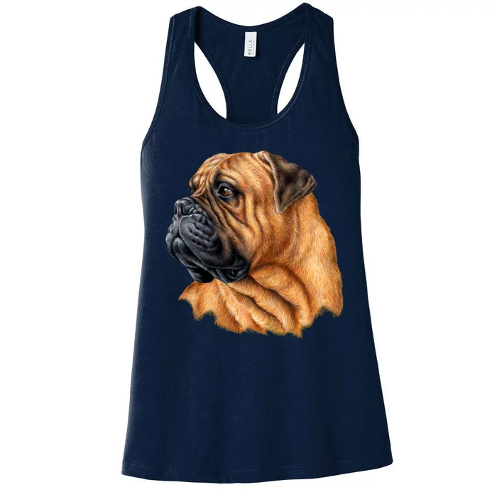 Bullmastiff Canine Dog Women's Racerback Tank