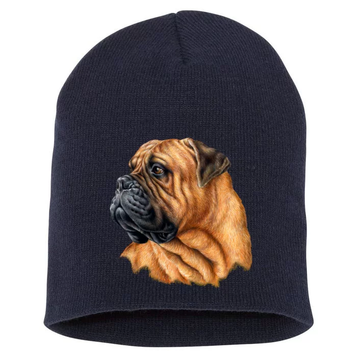 Bullmastiff Canine Dog Short Acrylic Beanie