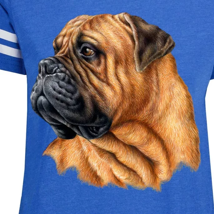 Bullmastiff Canine Dog Enza Ladies Jersey Football T-Shirt