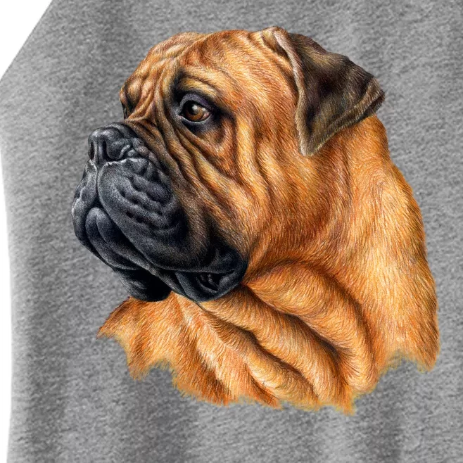 Bullmastiff Canine Dog Women’s Perfect Tri Rocker Tank