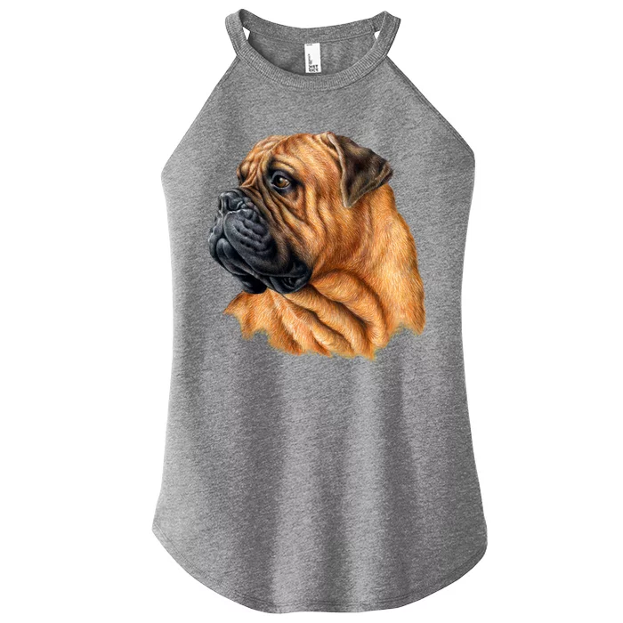 Bullmastiff Canine Dog Women’s Perfect Tri Rocker Tank