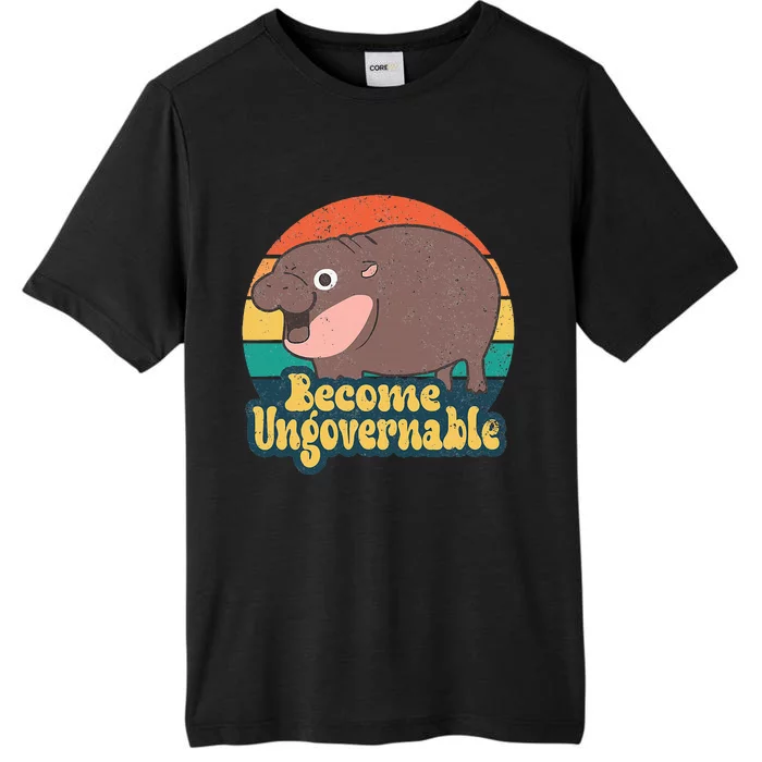 Become Ungovernable Moo Deng Humor ChromaSoft Performance T-Shirt