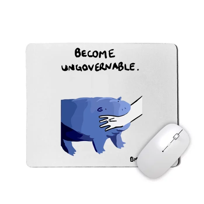 Become Ungovernable Moo Deng Mousepad