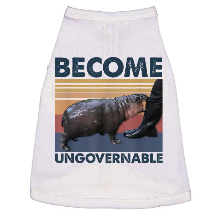 Become Ungovernable Moo Deng Humor Doggie Tank