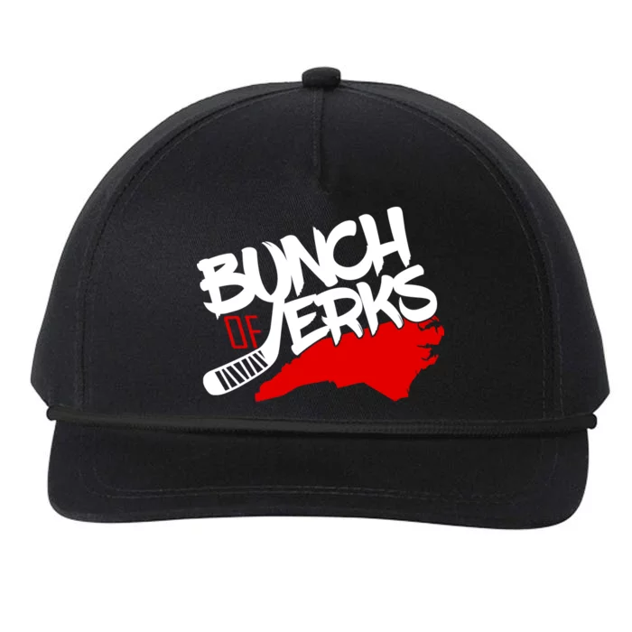 Bunch Of Jerks Carolina Hockey Snapback Five-Panel Rope Hat