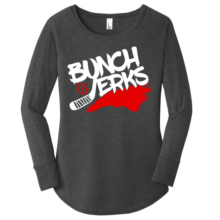 Bunch Of Jerks Carolina Hockey Women’s Perfect Tri Tunic Long Sleeve Shirt