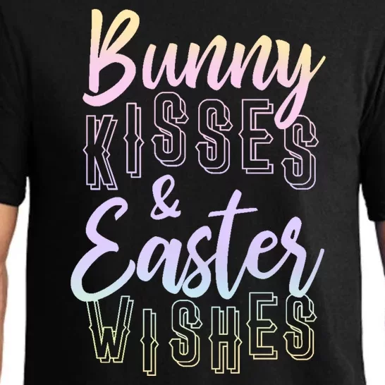 Bunny Kiss And Easter Wishes Cute Pajama Set