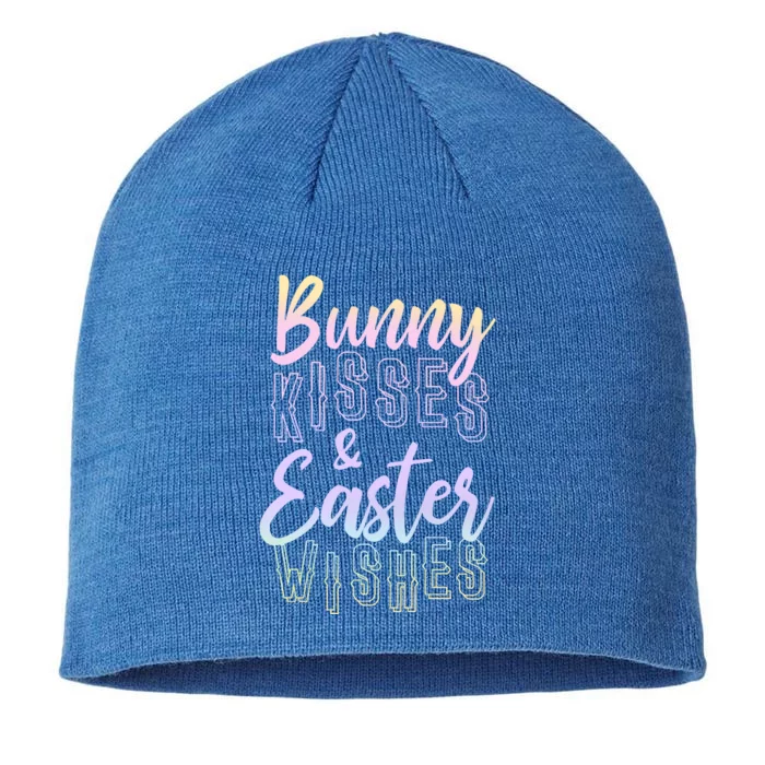 Bunny Kiss And Easter Wishes Cute 8 1/2in Sustainable Knit Beanie