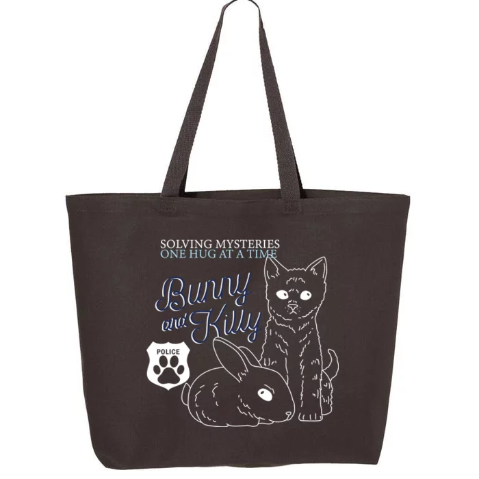 Bunny Kitty Police Solving Mysteries One Hug At A Time 25L Jumbo Tote