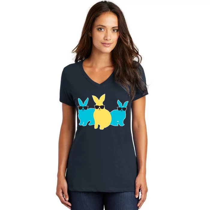 Bunny Squad Women's V-Neck T-Shirt