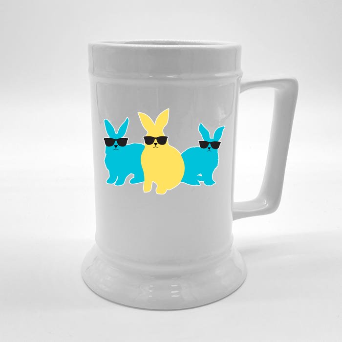 Bunny Squad Front & Back Beer Stein