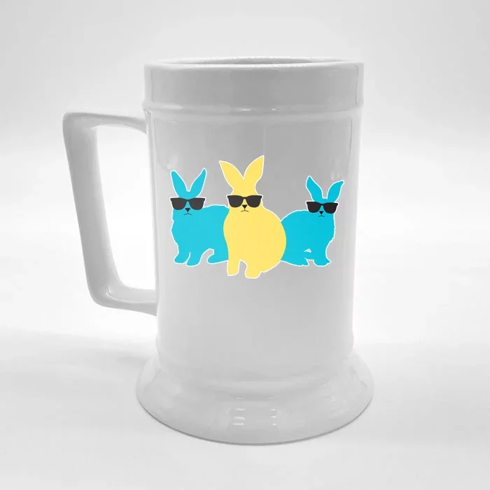 Bunny Squad Front & Back Beer Stein