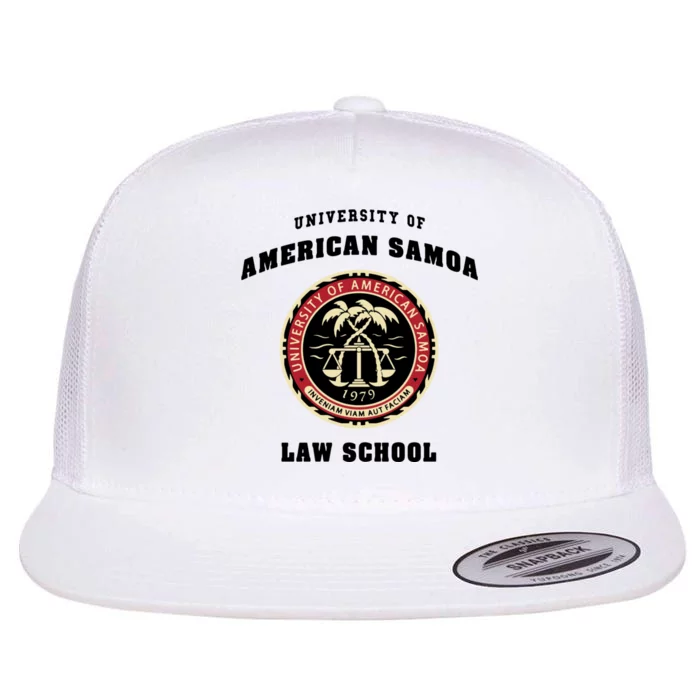 BCS University Of American Samoa Law School Flat Bill Trucker Hat