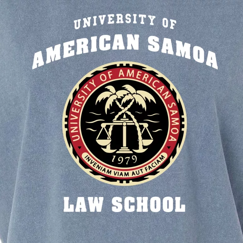 BCS University Of American Samoa Law School Garment-Dyed Women's Muscle Tee