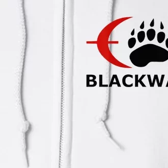 Blackwater Usa Private Military Full Zip Hoodie