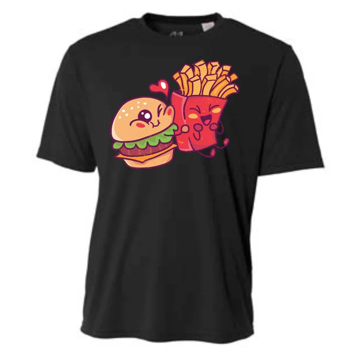 Burger Loves Fries Cooling Performance Crew T-Shirt