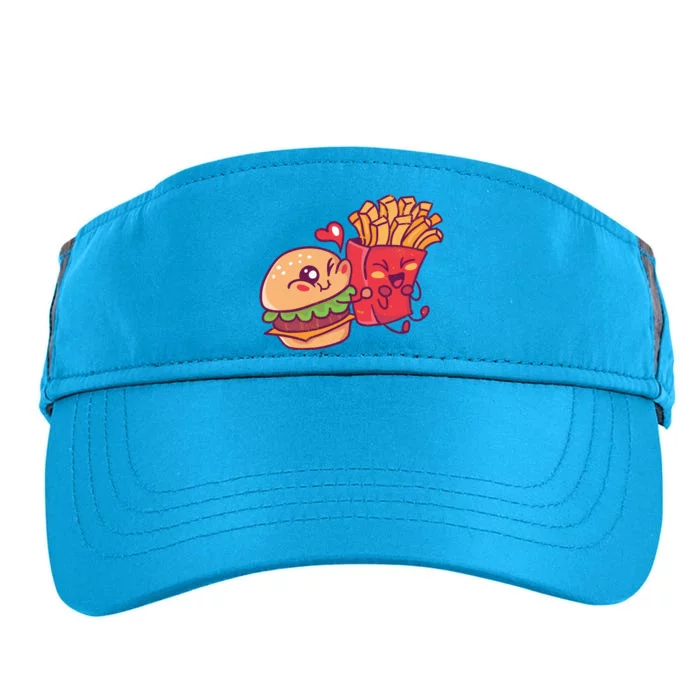 Burger Loves Fries Adult Drive Performance Visor