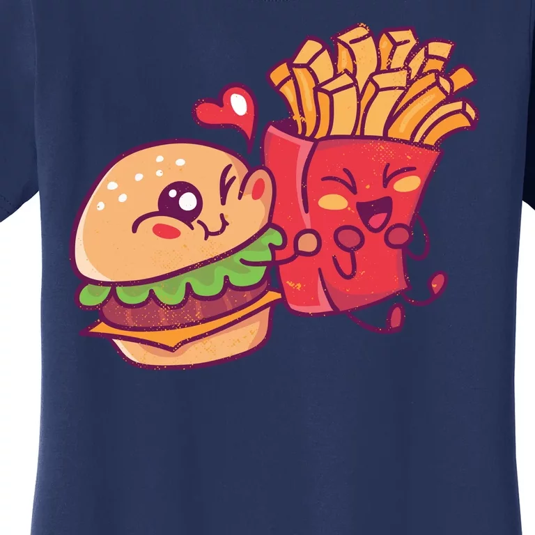 Burger Loves Fries Women's T-Shirt