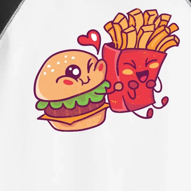 Burger Loves Fries Toddler Fine Jersey T-Shirt