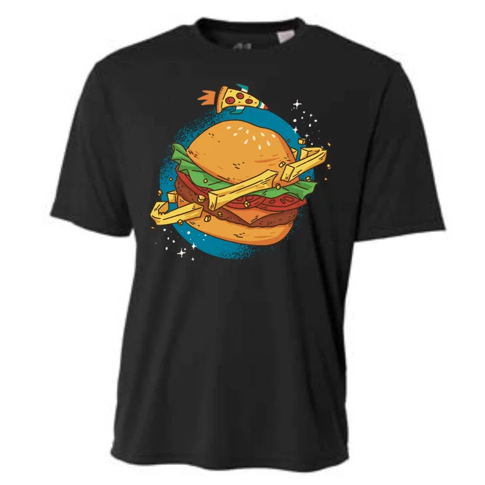 Burger Planet Cooling Performance Crew T-Shirt