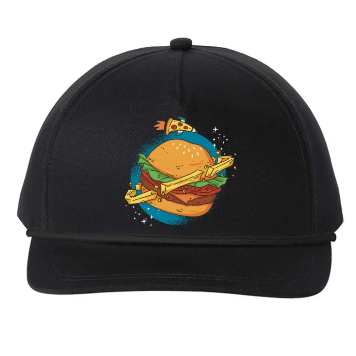 Burger Planet Snapback Five-Panel Rope Hat