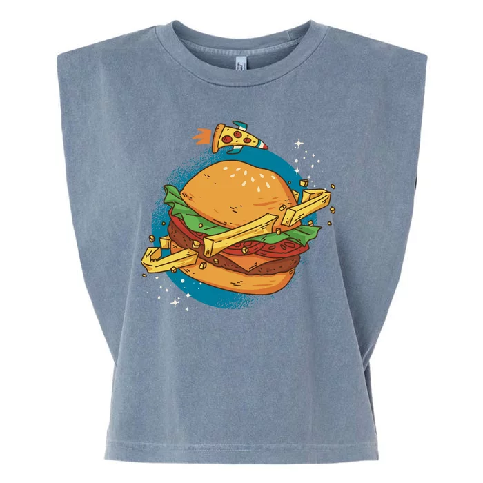 Burger Planet Garment-Dyed Women's Muscle Tee