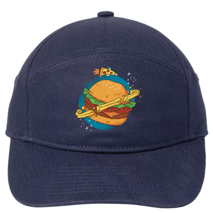 Burger Planet 7-Panel Snapback Hat