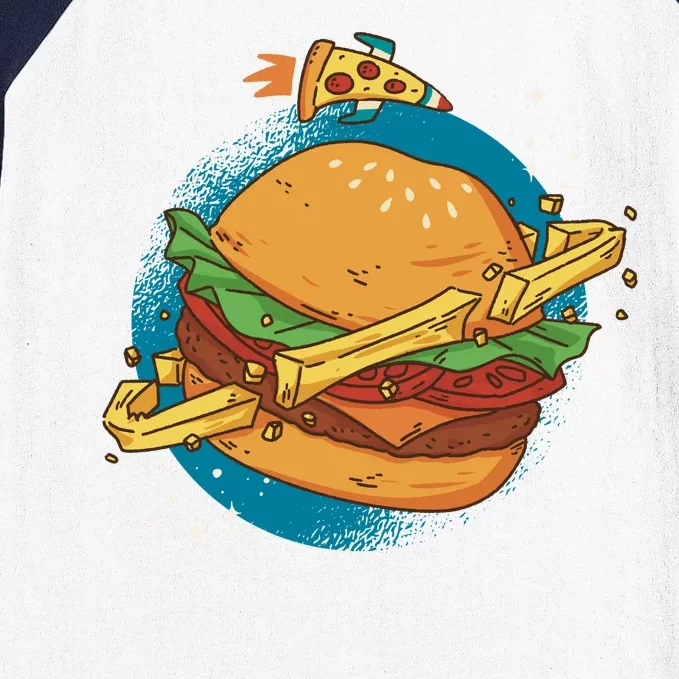 Burger Planet Baseball Sleeve Shirt