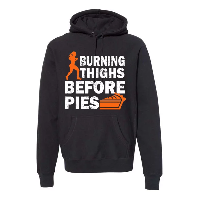 Burning Thighs For Christmas Pies Premium Hoodie