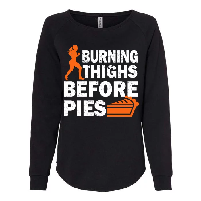 Burning Thighs For Christmas Pies Womens California Wash Sweatshirt