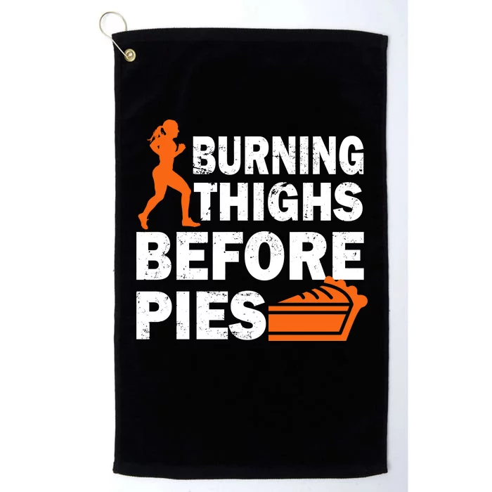 Burning Thighs For Christmas Pies Platinum Collection Golf Towel