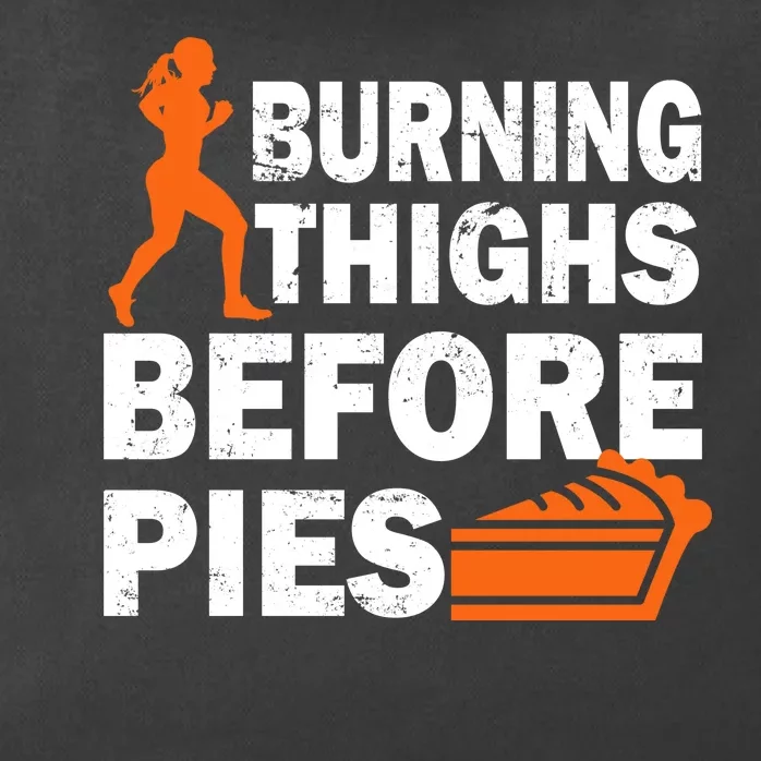 Burning Thighs For Christmas Pies Zip Tote Bag