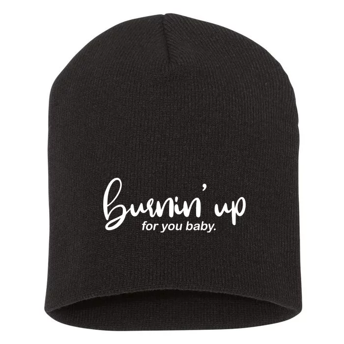 Burning Up For You Baby Short Acrylic Beanie