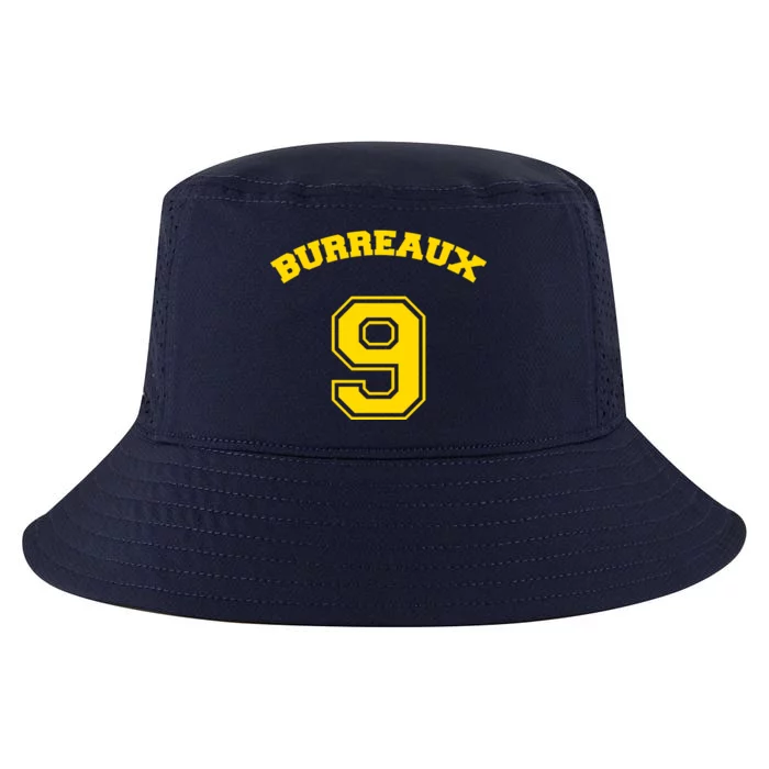 Burreaux Number 9 Louisiana Football Fan Cool Comfort Performance Bucket Hat