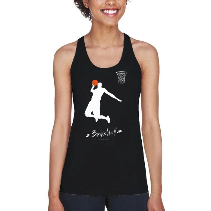 Basketball Usa Summer League Basketball Lover Women's Racerback Tank