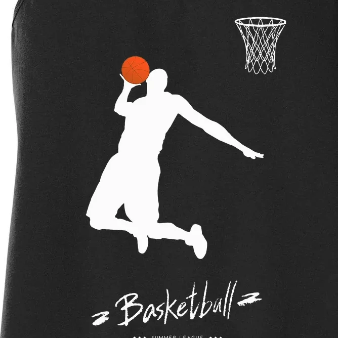 Basketball Usa Summer League Basketball Lover Women's Racerback Tank