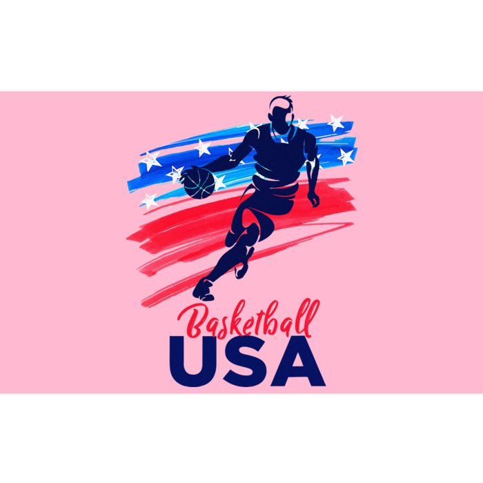 Basketball USA Support The Team Basketball Lover Bumper Sticker