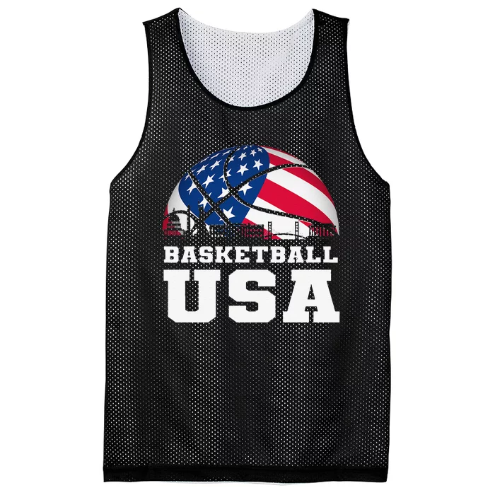 Basketball USA Support the Team USA Flag Dream Mesh Reversible Basketball Jersey Tank