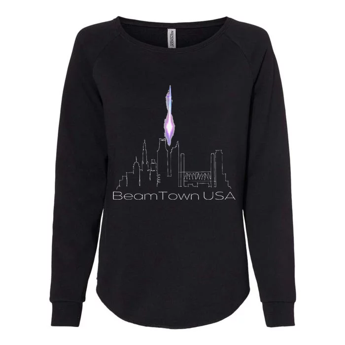 Beamtown Usa Sacramento Basketball Womens California Wash Sweatshirt