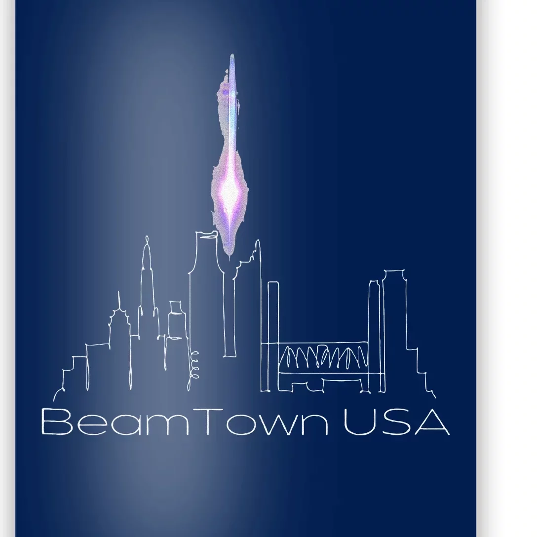 Beamtown Usa Sacramento Basketball Poster