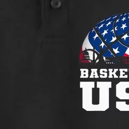 Basketball Usa Support The Usa Flag Dry Zone Grid Performance Polo