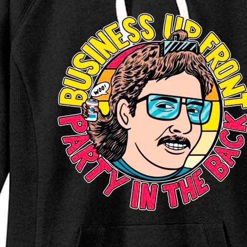 Business Up Front Party In The Back Women's Fleece Hoodie