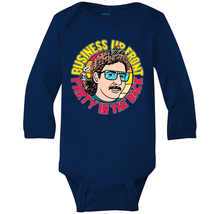 Business Up Front Party In The Back Baby Long Sleeve Bodysuit