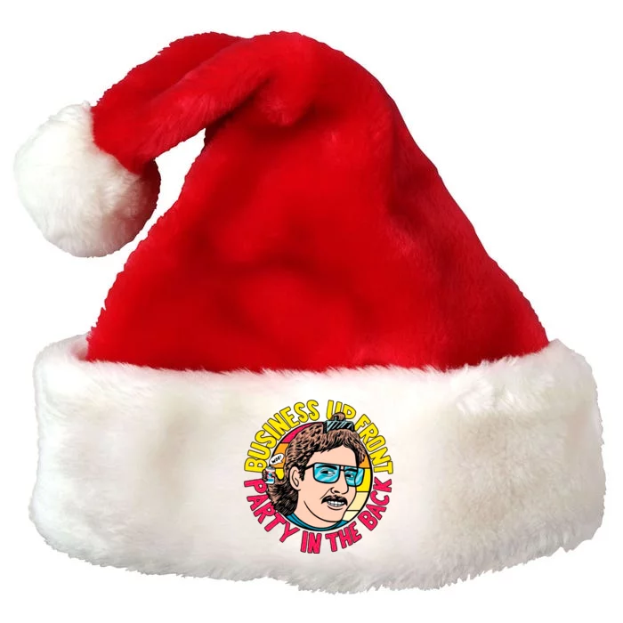 Business Up Front Party In The Back Premium Christmas Santa Hat