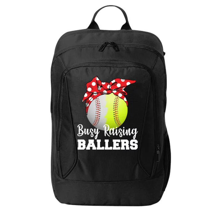 Busy Raising Ballers City Backpack