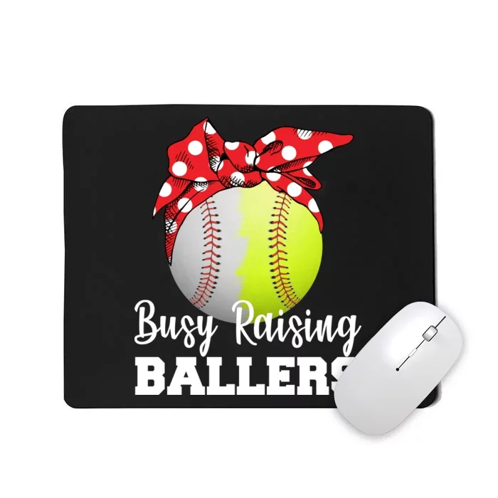 Busy Raising Ballers Mousepad